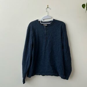 Men’s Brooks brothers dark blue Henley